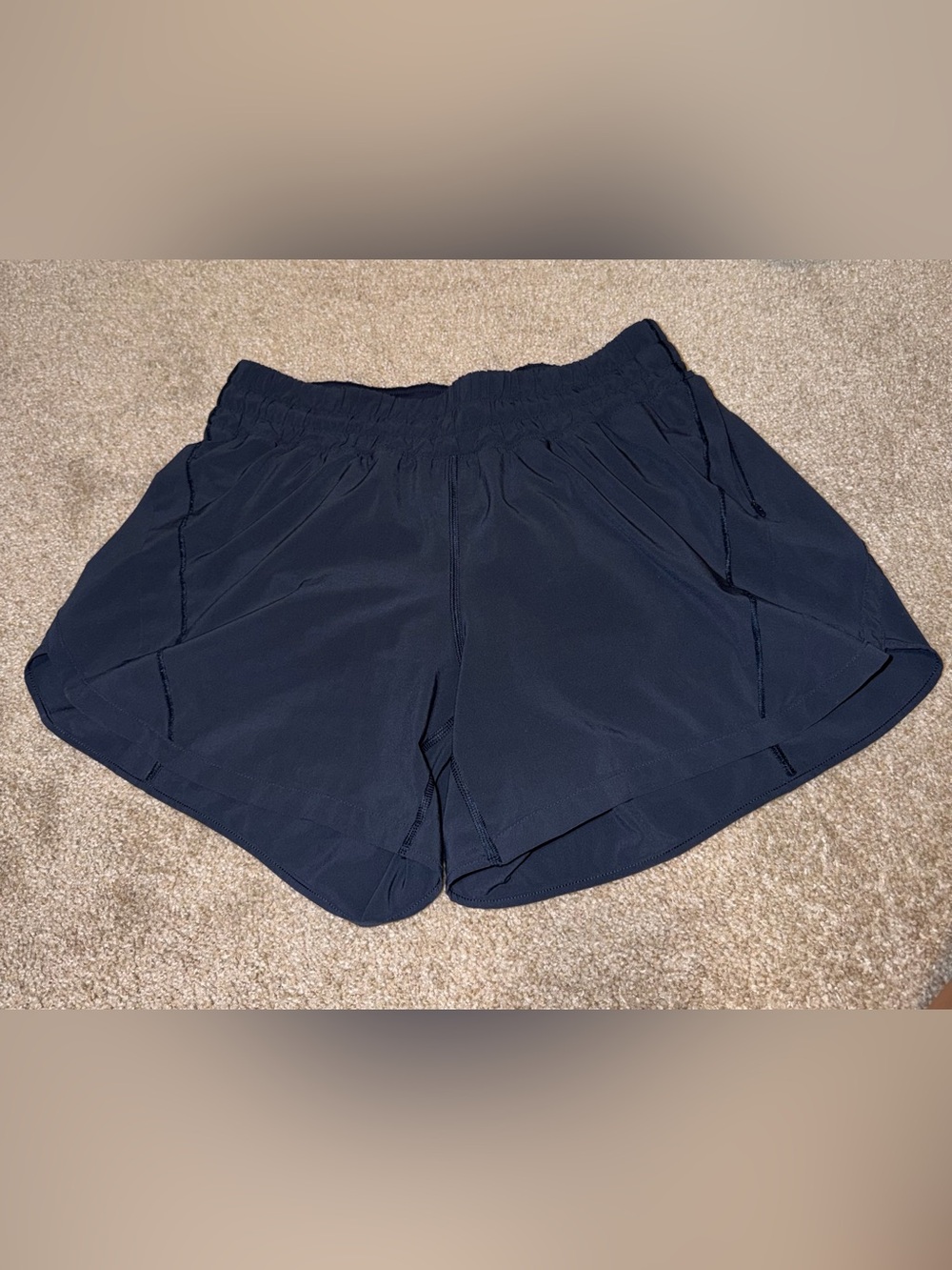 Lululemon Track That Mid Rise Lined 5” True Navy Size 10 - Picture 2 of 11